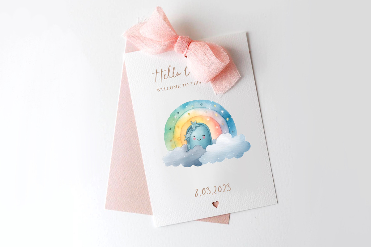 My Happiness, Big watercolor clipart, a Decorative Illustration by Hello My Print (Photo 10 of 12)