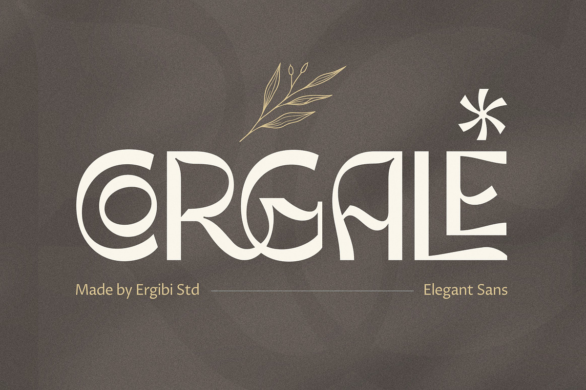 Corgale - Elegant Sans, a Sans Serif Font by ErgibiStudio (Photo 1 of 10)