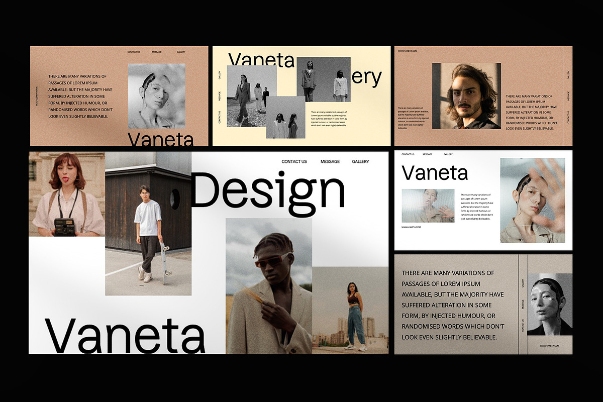 Vaneta Presentation Template preview 4
