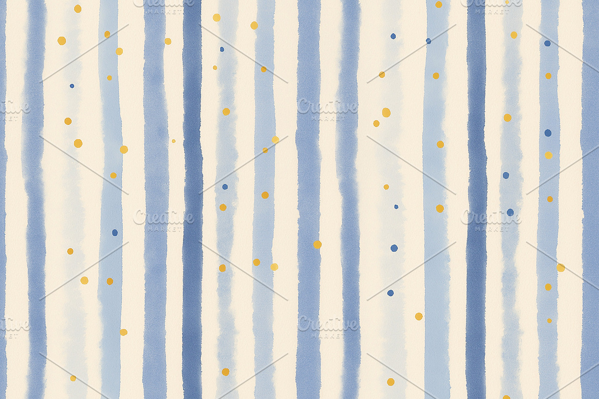 Seamless pattern abstract watercolor stripes creating a seamless, a Pattern Graphic by Studio ANNA