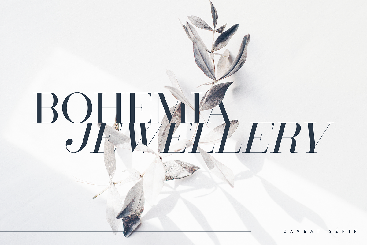 Caveat - Luxury Serif Typeface, a Serif Font by Only Fonts (Photo 4 of 10)
