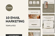 Email Marketing Newsletter Canva, a Marketing Template by Studio Suvelle (Thumbnail 1 of 9)