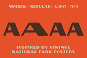 John Muir Sans – National Park Font, a Sans Serif Font by Vicarel Studios (Thumbnail 9 of 16)
