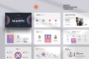 Morph Business Presentation, a Presentation Template by KreateTribe