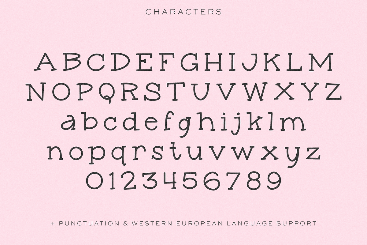 Cloudberry Typewriter Serif Font, a Serif Font by Beck McCormick (Photo 10 of 10)