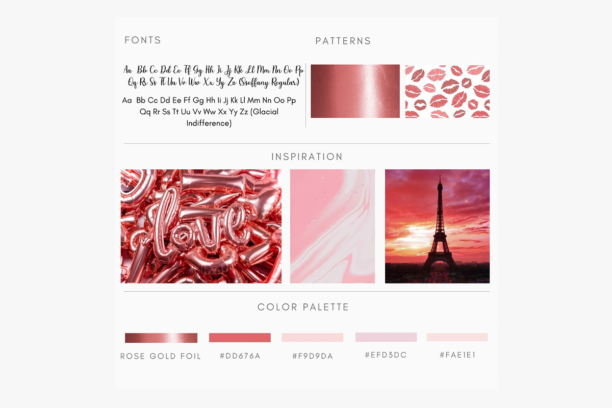 Pink Rose Branding Kit Canva, a Branding & Logo Template by CopertiniStudio (Photo 3 of 7)