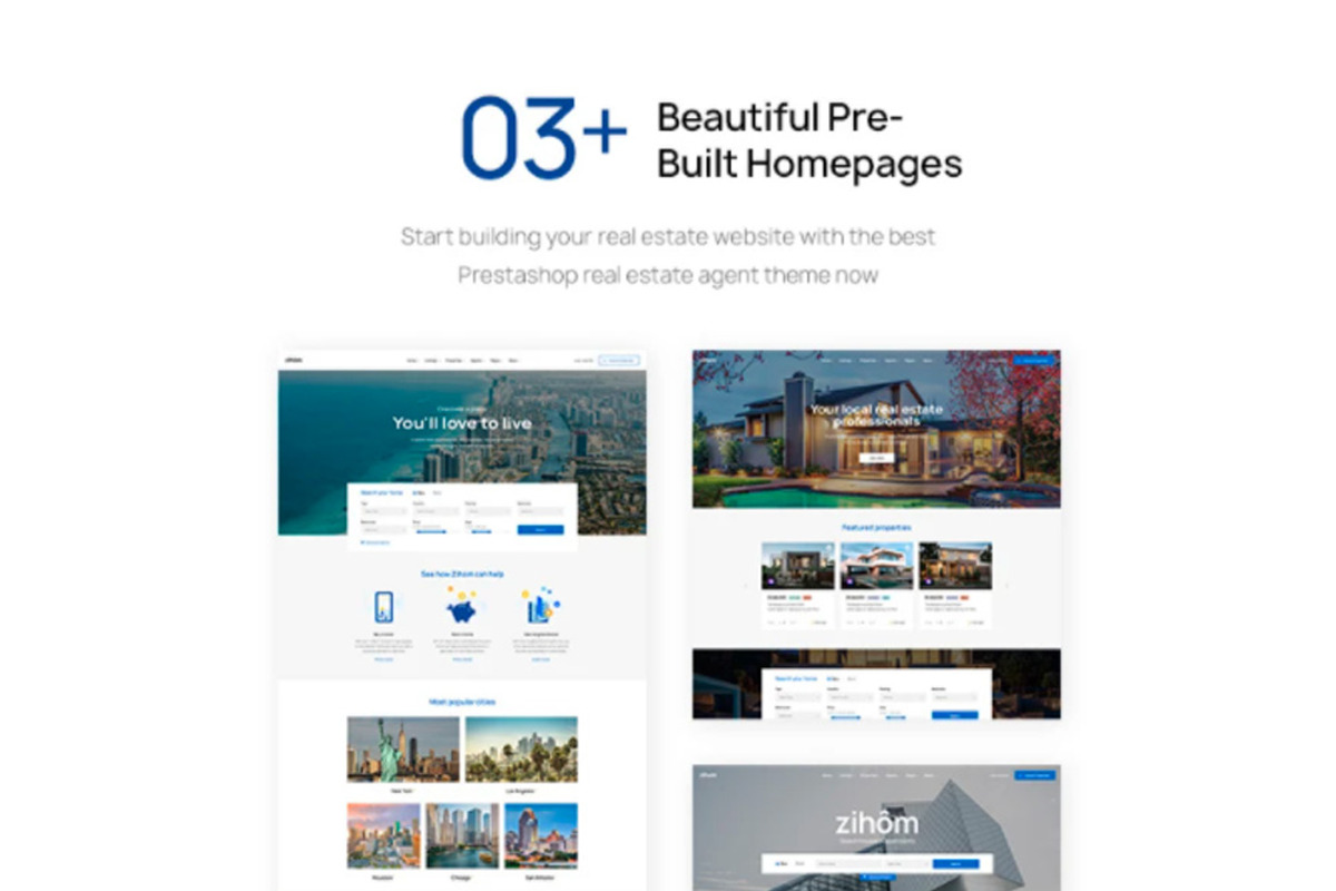 Leo Zihom Prestashop Real Estate The, a Bootstrap Template by LeoTheme (Photo 2 of 14)