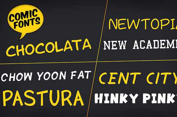 Comic Fonts preview 7