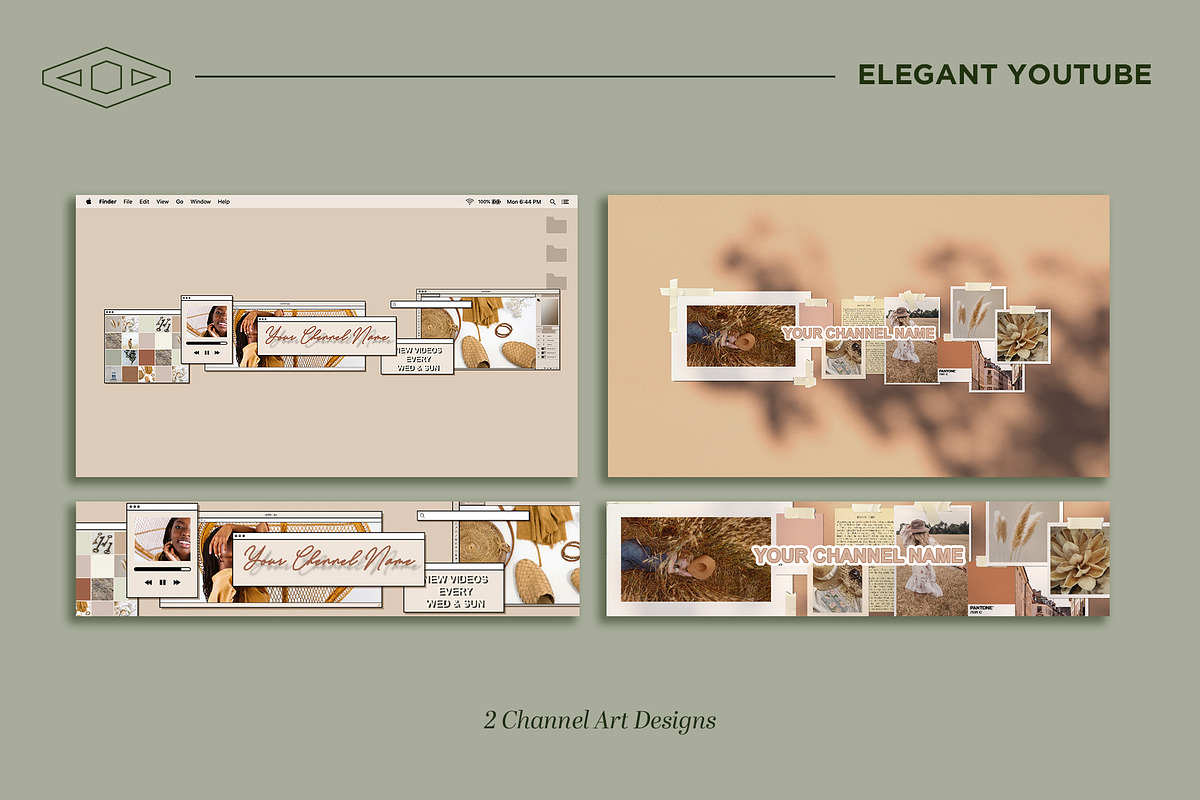 Elegant Youtube Branding Kit, a Social Media Template by Tangerine Nation (Photo 5 of 16)