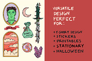 Witch Essentials Illustration Pack, an Illustration by rrrnte (Thumbnail 2 of 7)