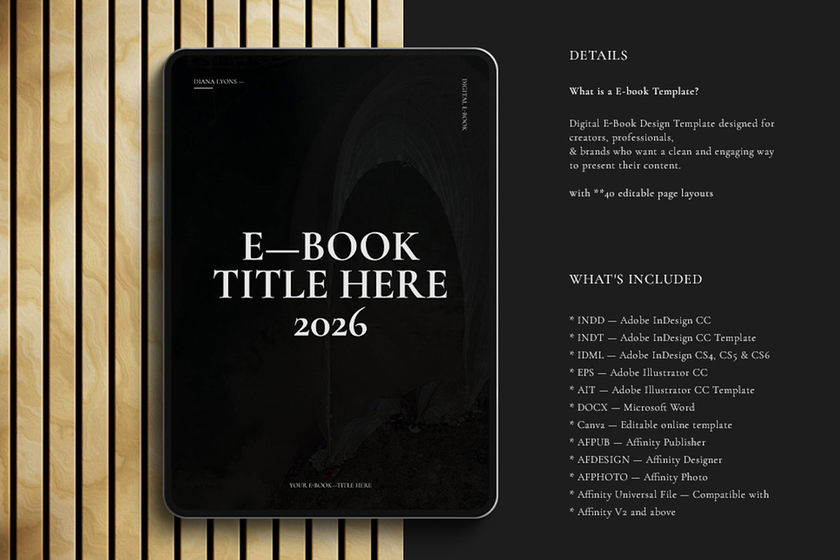 Digital E-Book Design Template, a Magazine Template by Olion Lora (Photo 3 of 16)