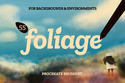 55 Foliage Procreate Brushset, a Brush Add-On by Ivanna Barriga (Thumbnail 1 of 7)