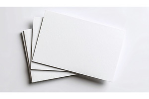 Minimalist blank paper sheets on a, a Background Photo by Igor Tichonow
