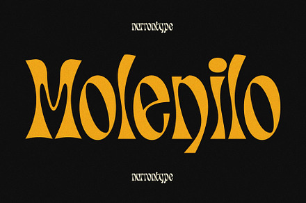 Molenilo, a Font by nurrontype