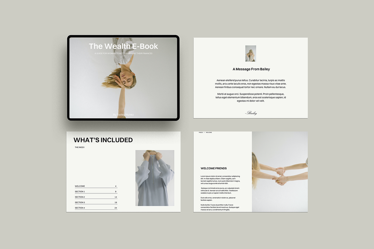 Zoe | Canva E-Book Template, a Presentation Template by Alana Designed (Photo 3 of 10)