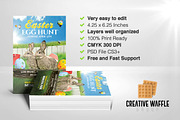 Easter Egg Hunt - Flyer Template, a Flyer Template by Creative Waffle (Thumbnail 4 of 5)