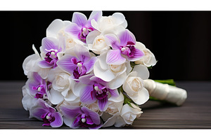 orchids white and purple ai, a Background Photo by pikepicture