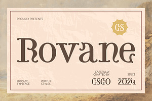 CS Rovane Uncial Font