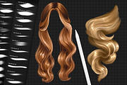 Procreate Hair Brushes, a Brush Add-On by LaurenceVArtiste (Thumbnail 2 of 7)