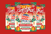 Christmas Flyer Template, a Flyer Template by Muhamad Iqbal hidayat (Thumbnail 1 of 4)