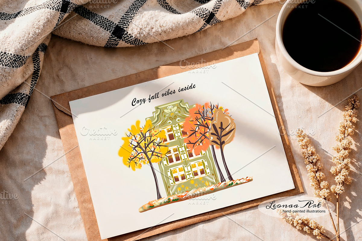 Autumn Magic Clip Art Set, a Seasonal Illustration by Leonaa art (Photo 4 of 9)