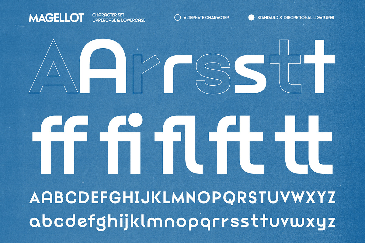 Magellot – Modern Geometric Sans, a Sans Serif Font by Drizy (Photo 4 of 10)