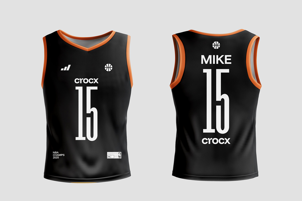 Basketball Jersey, a Shirt Mockup by SLAB! Design (Photo 3 of 3)
