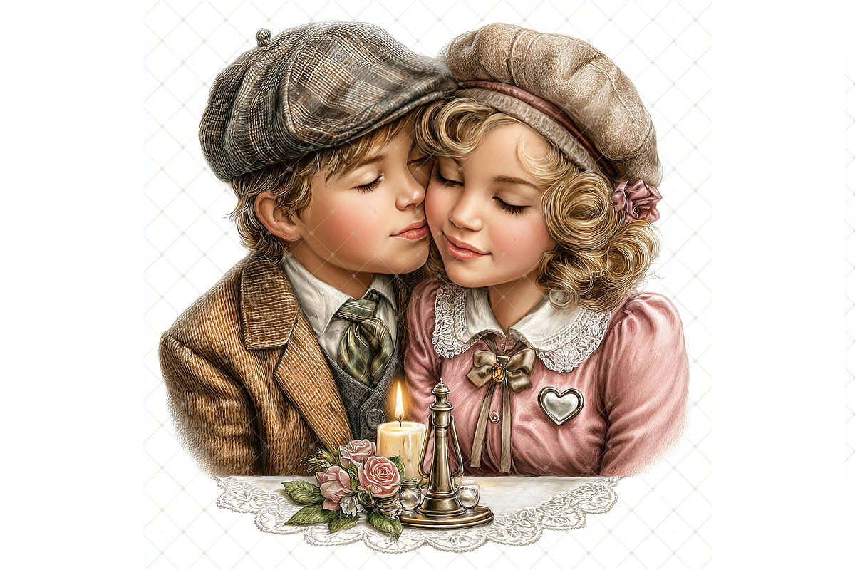 Couple in Love Clipart JPG, a Person Illustration by Memories By Lea (Photo 13 of 19)
