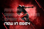 Zupraxu - Modern Sport Font, a Sans Serif Font by Dhabee (Thumbnail 5 of 9)