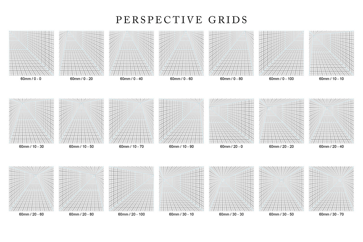 Perspective Grids Vol 2, a Background Graphic by Honnum Graphic Art (Photo 6 of 9)