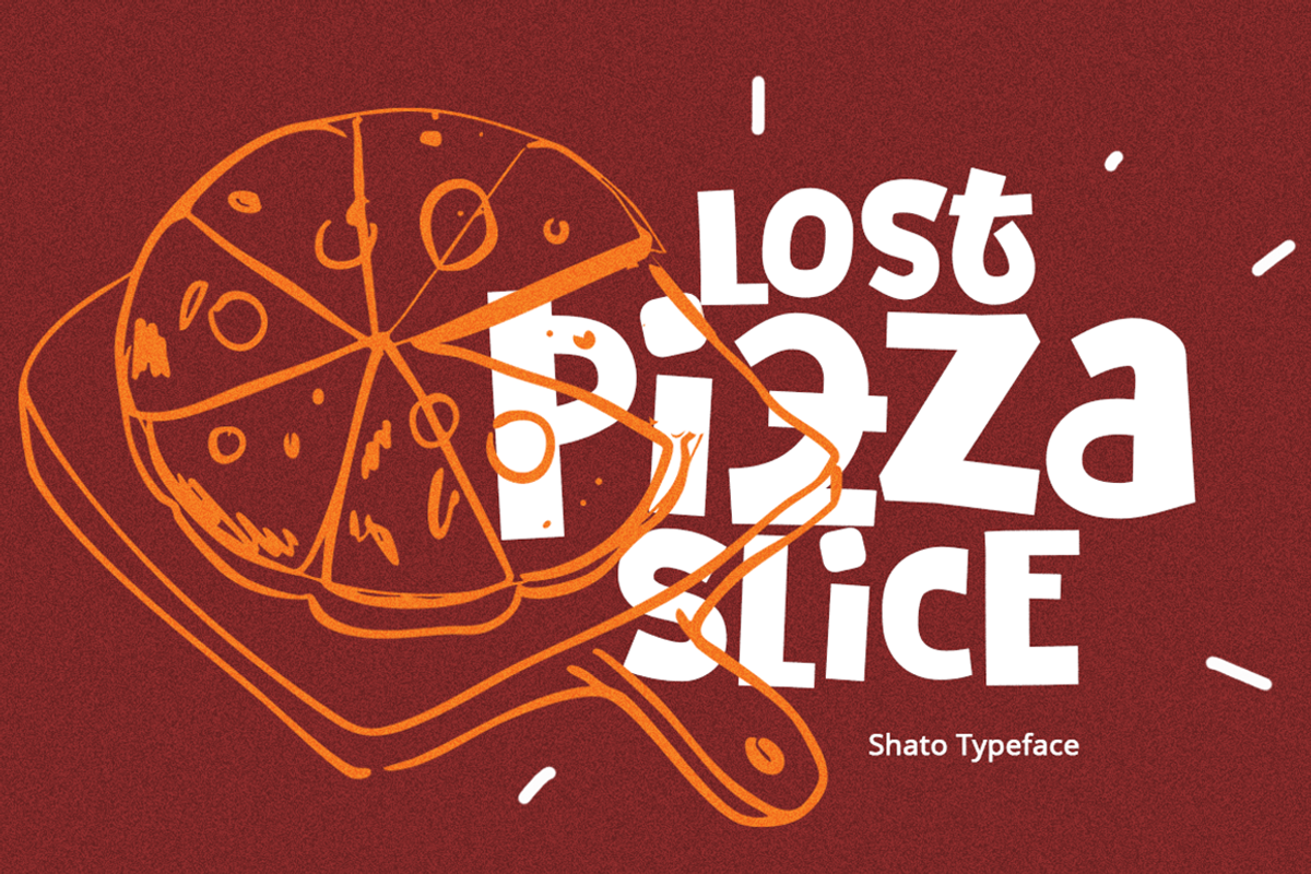 Shato - Funky Decorative Font, a Handwritten Font by Grontype (Photo 6 of 8)