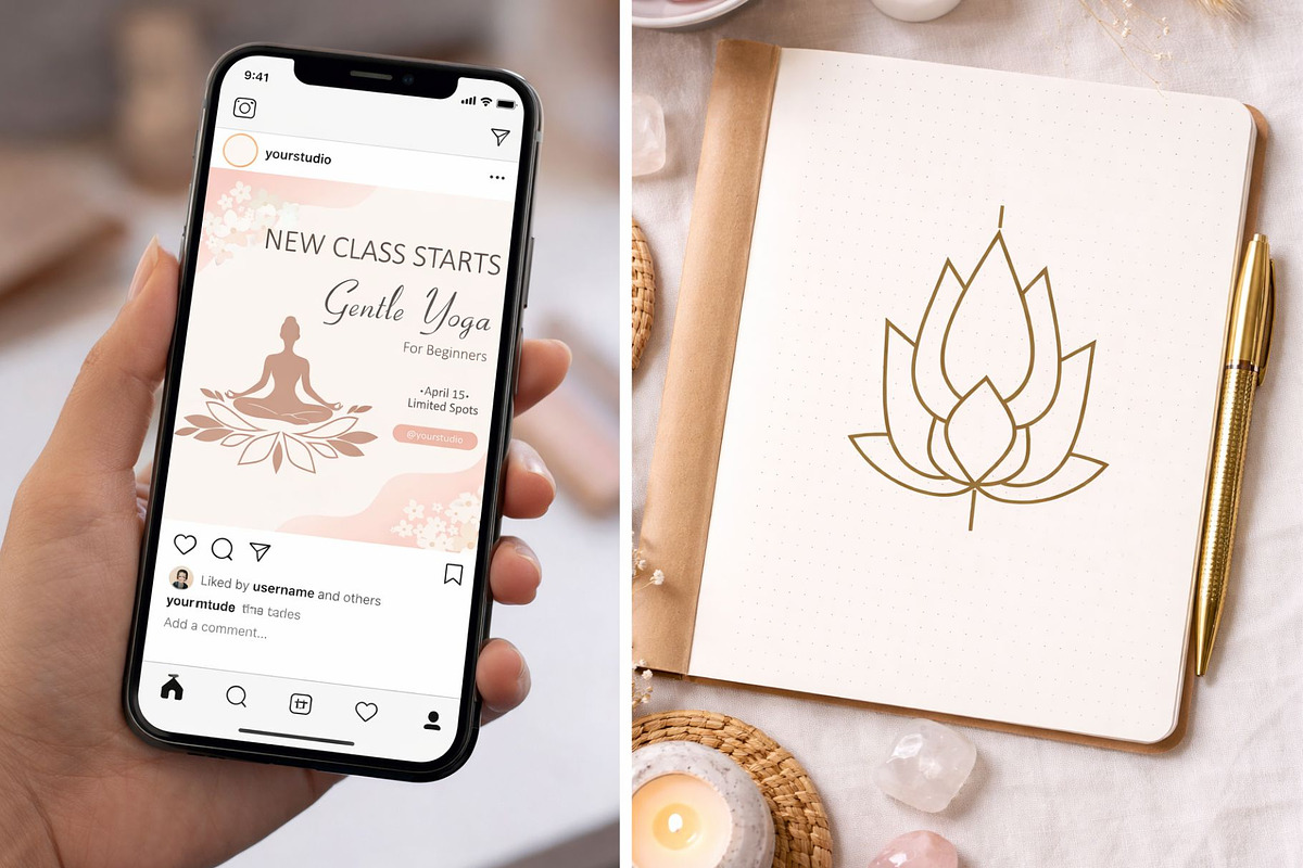 Yoga & Wellness Vector Kit - Icons, a Graphic by Svetlana Voloshina (Photo 7 of 8)