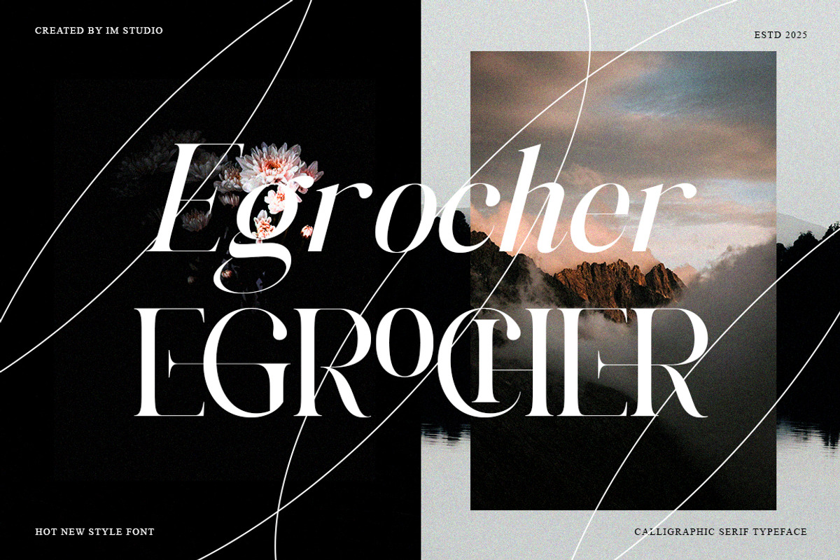 Megivia Calligraphyc Serif | 6 Fonts, a Serif Font by IM Studio (Photo 11 of 12)