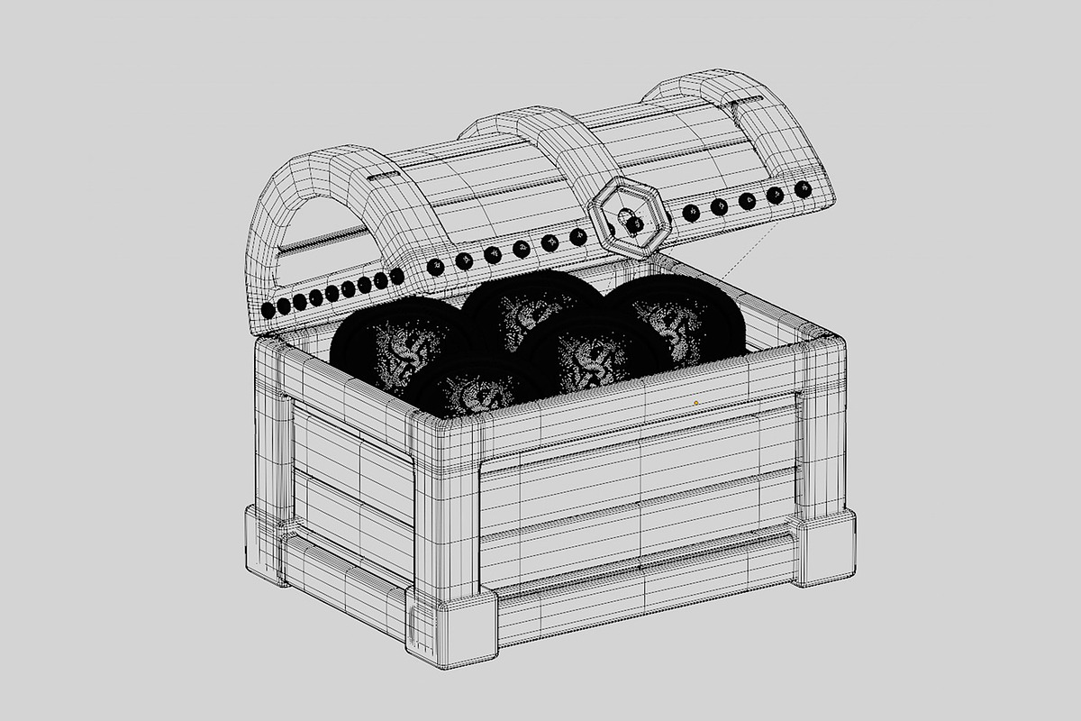 Treasure Chest Treasure box, an Object 3D Model by fahad121 (Photo 7 of 7)