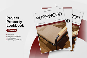 Project Property Look Book Template, a Brochure Template by TMint Play