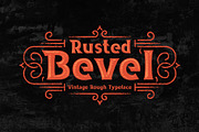 Rusted Bevel Typeface, a Symbol Font by Gleb Guralnyk (Thumbnail 1 of 5)