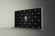 3D Presswall mock-ups, a Product Mockup by GK Creative (Thumbnail 2 of 5)