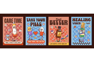 Healthcare and medicine characters, a Healthcare Illustration by Buch&Bee