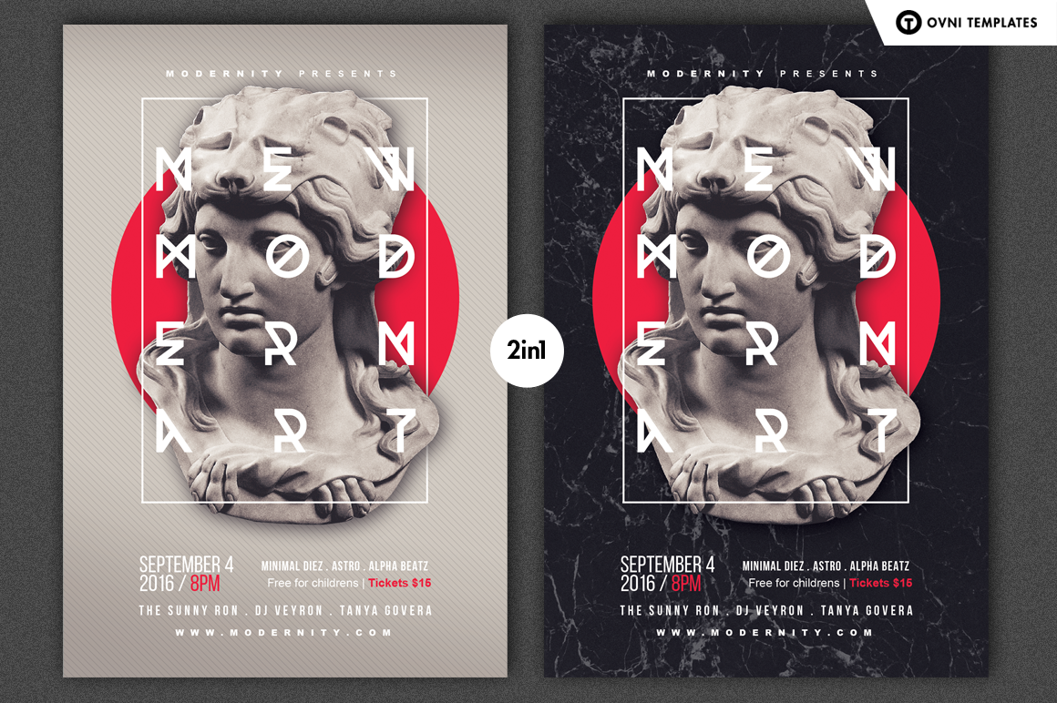 MODERN Flyer Template | Flyer Templates ~ Creative Market