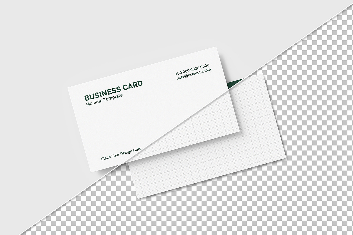 Business Cards Mockup PSD, an Advertising Mockup by graphypix (Photo 3 of 4)