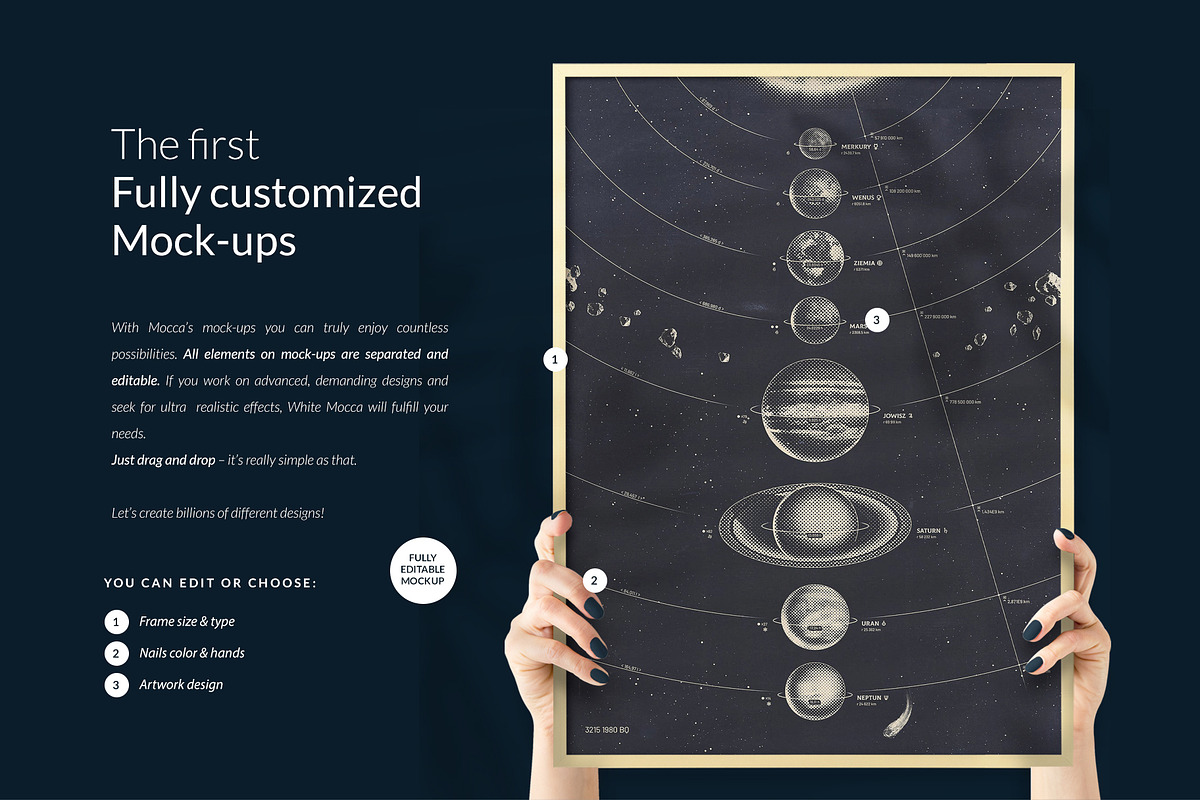 Many Frames Types & Hands Mock-ups, a Household Mockup by Apparel_Mockups (Photo 2 of 6)