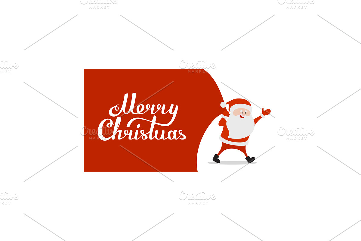 Merry Christmas Cards with Santa, a Social Media Template by Plaid4You (Photo 3 of 5)