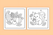 Thanksgiving Bold & Easy Coloring, a Seasonal Illustration by Coco Bloom (Thumbnail 3 of 3)