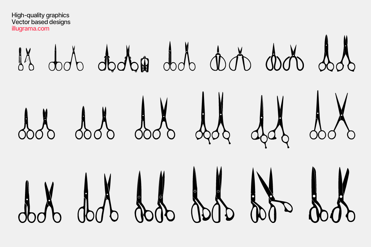 Scissors - Modern Graphics, an Object Illustration by illugrama (Photo 4 of 6)