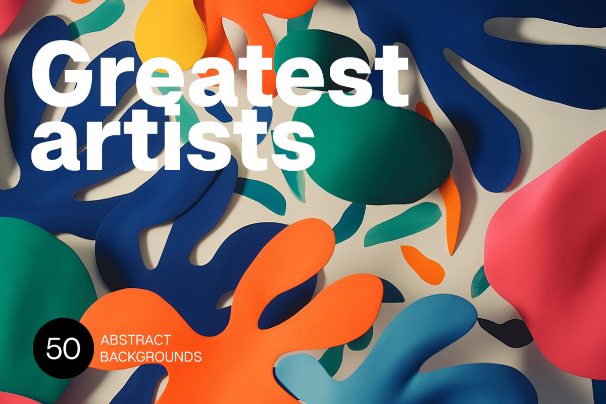 Greatest artists. Backgrounds, a Background Graphic by Handmadefont