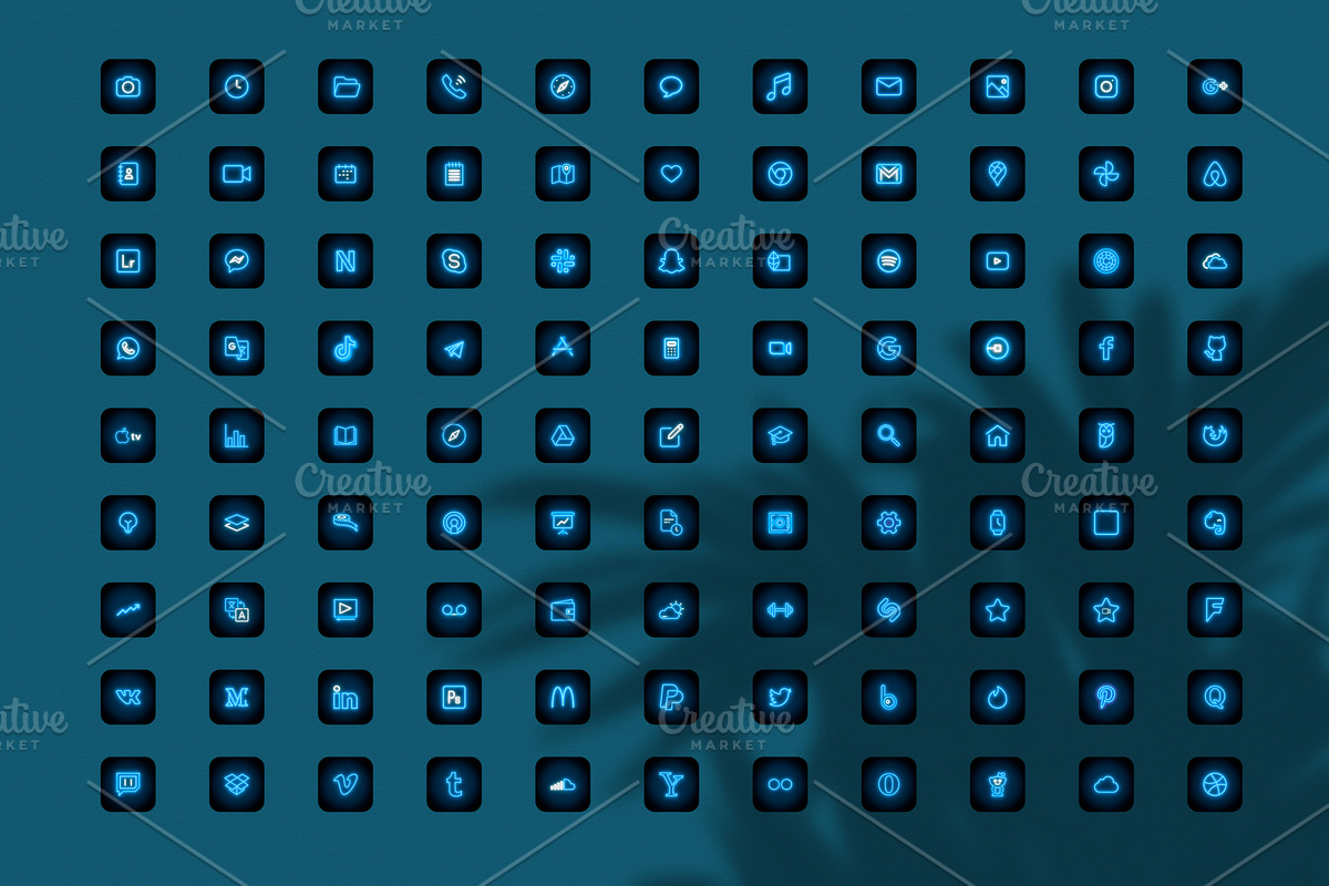 Neon Colors - iOS 14 App Icons, an Icon by iosey (Photo 3 of 4)