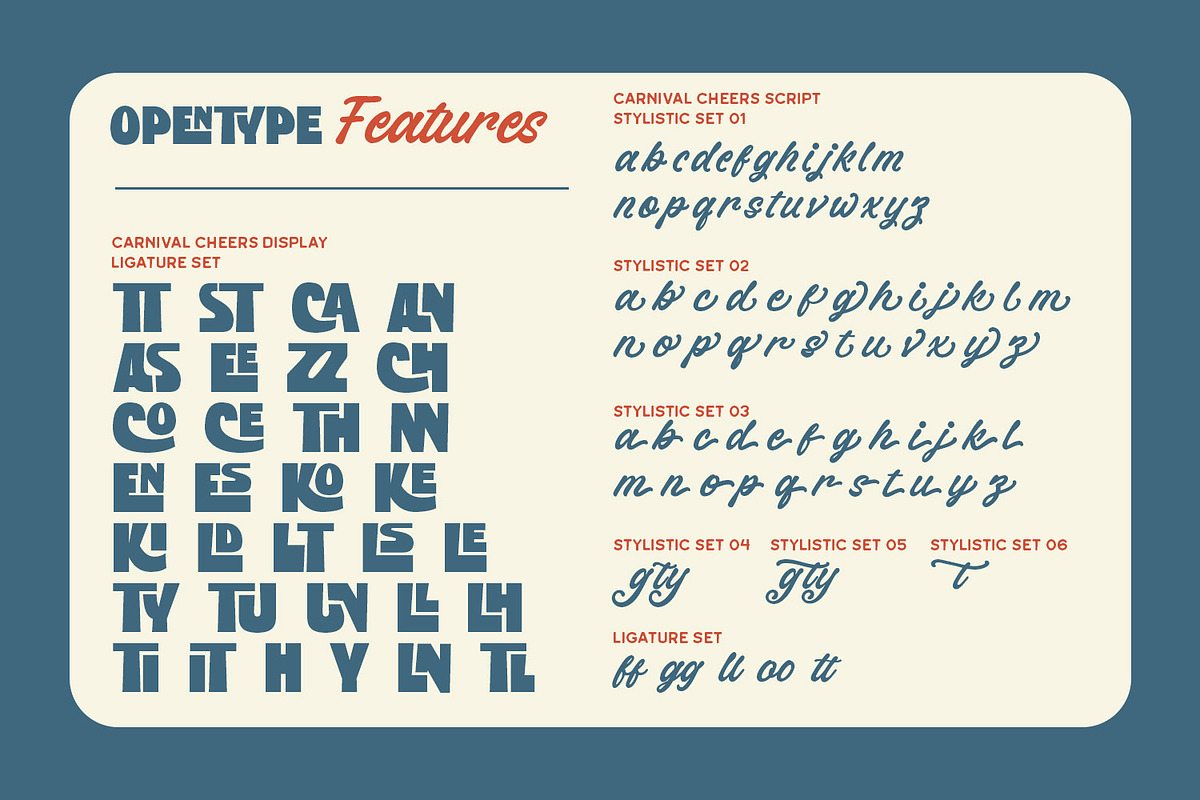 Carnival Cheers, a Font by Nathatype (Photo 11 of 12)
