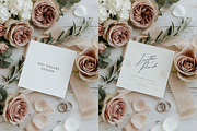 Square Card Mockup Rustic Rose, a Product Mockup by TatiMockup (Thumbnail 2 of 3)
