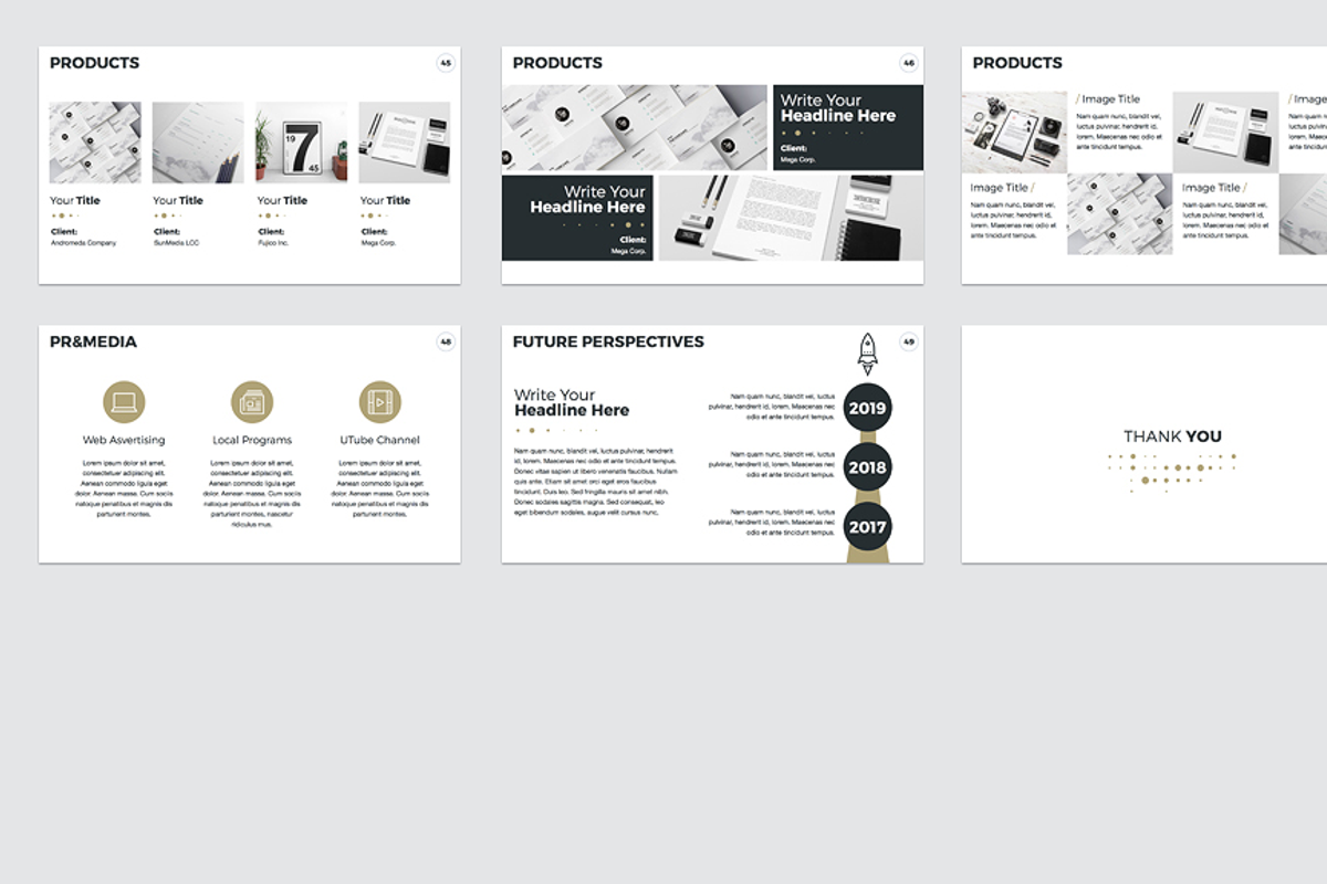 Annual Report PowerPoint Template, a Presentation Template by JetzTemplates (Photo 7 of 8)