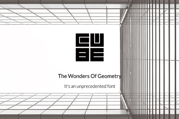 Cube-Font preview 4